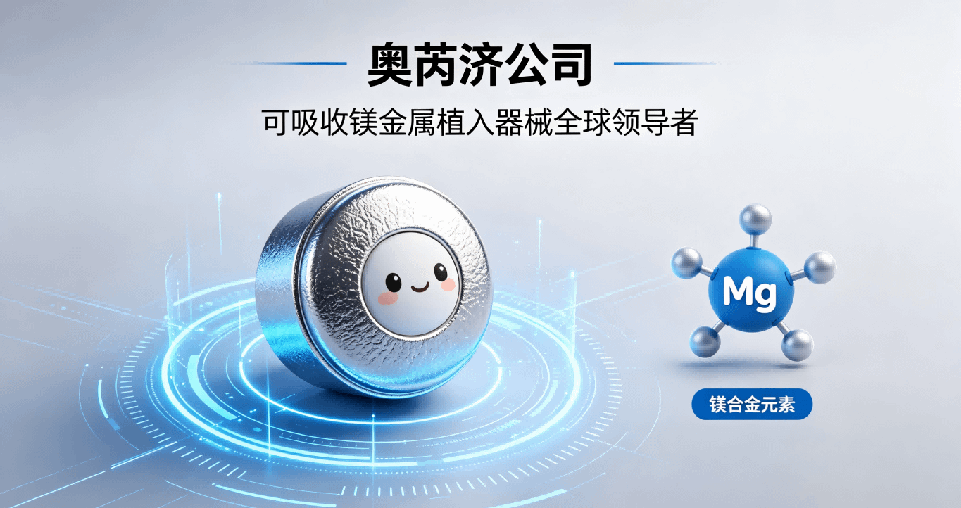 奥芮济医疗 | 可吸收镁金属植入器械全球领导者